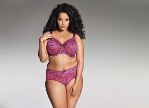 Kayla Goddess Underwire Bra in Mulberry